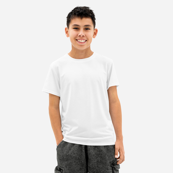 All-Over Print Youth Cotton Crew Neck T-shirt
