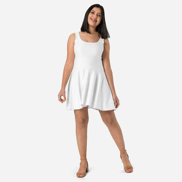 All-Over Print Skater Dress