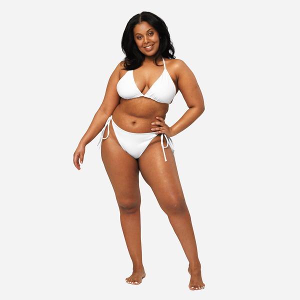 All-Over Print Recycled String Bikini