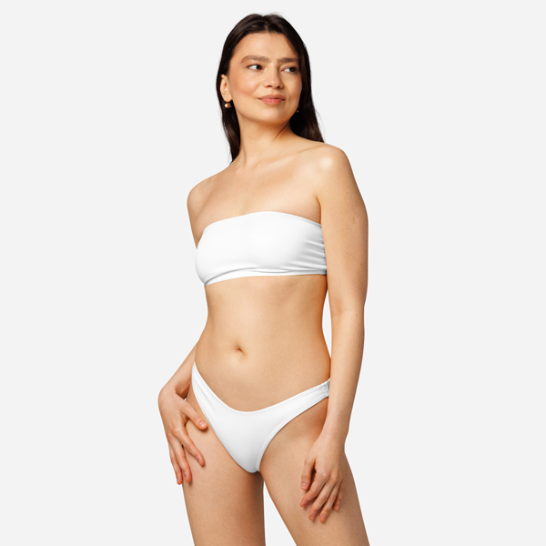 All-Over Print Recycled Bandeau Bikini